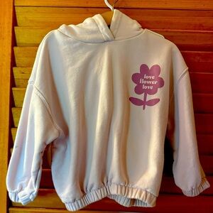 ZARA kids sweatshirt “pick a flower” size 5​